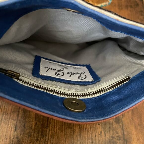 Gado Gado by Margriet Wagenaar Boho Leather Crossbody purse - Picture 6 of 9